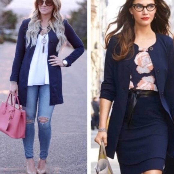 CAbi Jackets & Blazers - Cabi lido jacket navy size medium